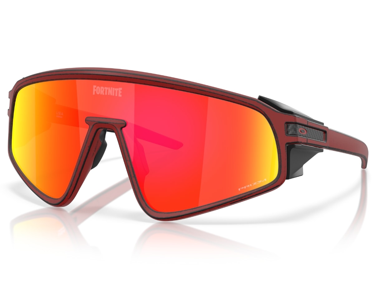 Óculos de Sol Oakley Latch Panel Raceworn Red Knight Prizm Ruby