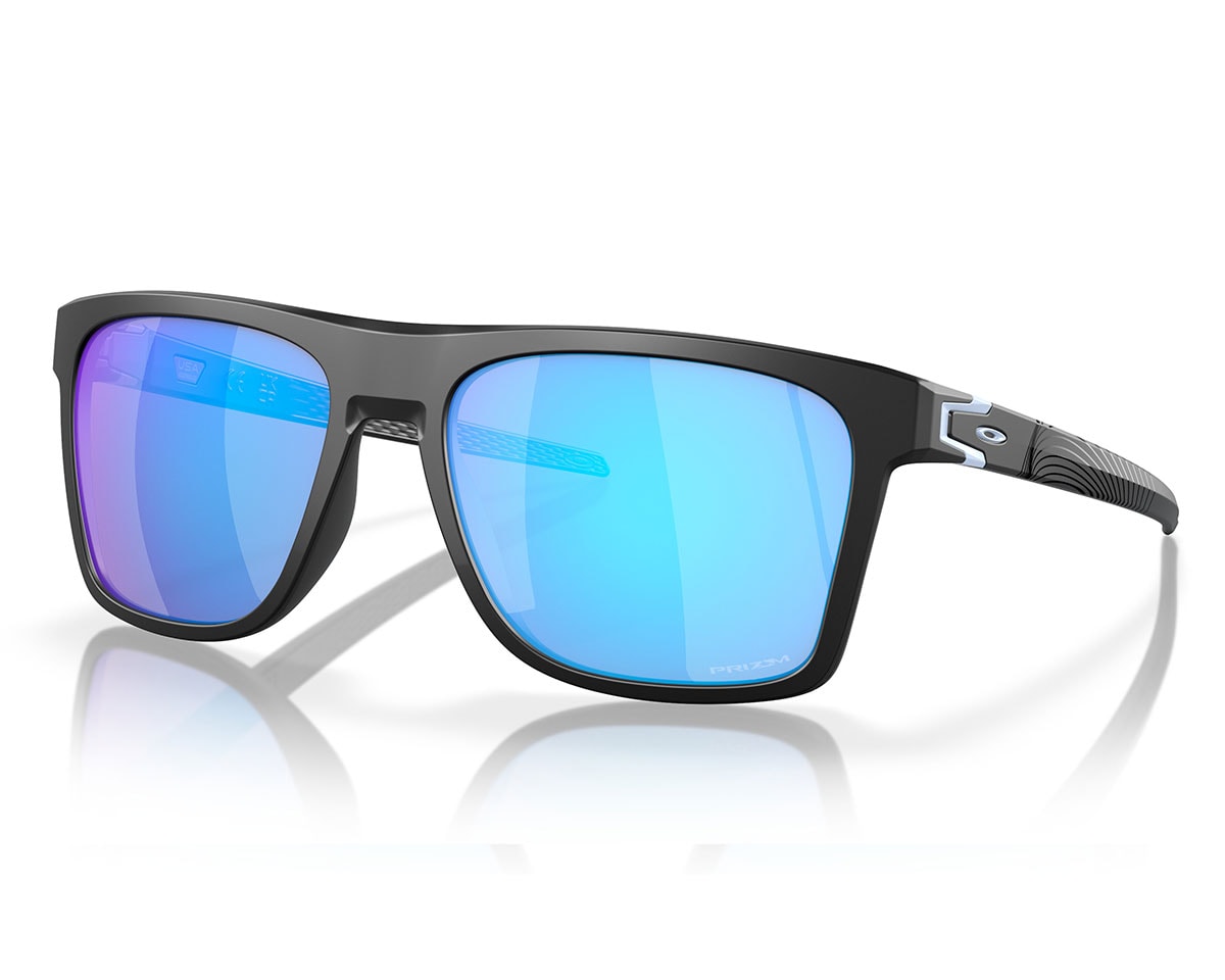 GFL カルフォルニア Óculos de Sol Oakley Leffingwell Matte Black Prizm Sapphire