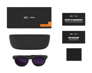 Óculos de Sol Oakley Meta Wearable HSTN Prizm Ruby OW8002 04-51