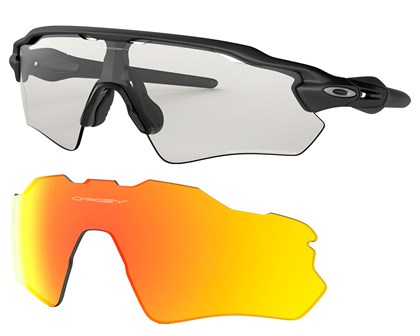 Óculos de Sol Oakley Radar Photochromic + Lente Fire Iridium