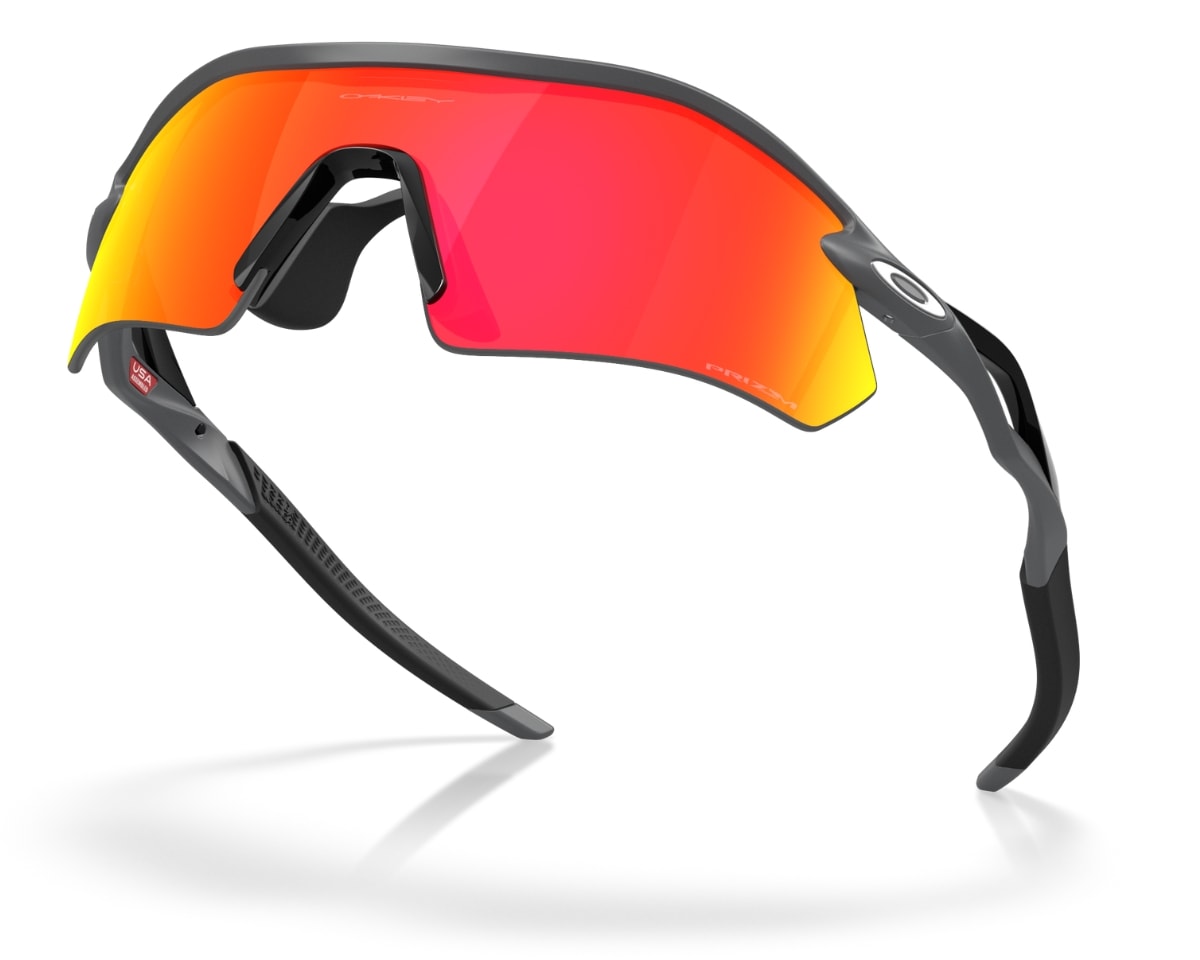 Óculos de Sol Oakley Radar Plate Matte Carbon Prizm Ruby OO9495D
