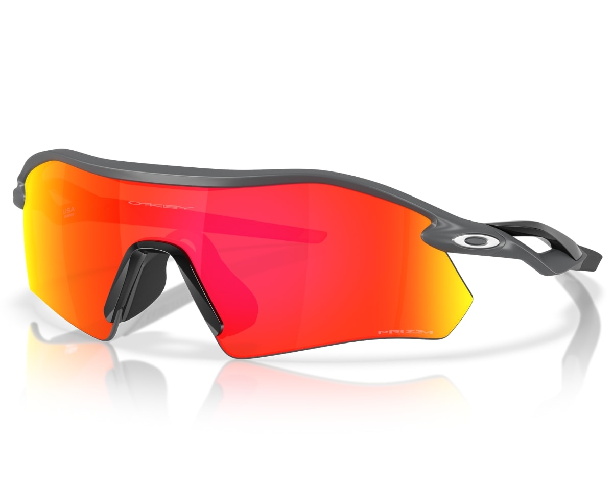 Óculos de Sol Oakley Radar Plate Matte Carbon Prizm Ruby OO9495D