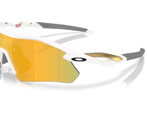 Óculos de Sol Oakley Radar Plate Polished White Prizm 24k Polarized OO9495D 05-36