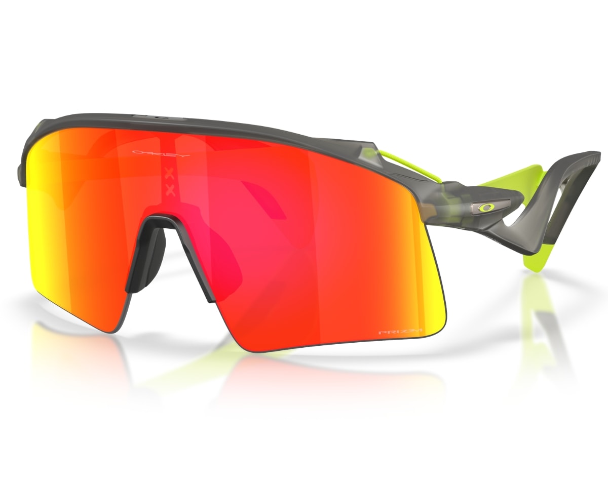 Óculos de Sol Oakley Stunt Wing Matte Grey Smoke Prizm Ruby OO9519 04-41
