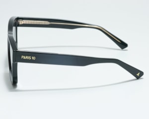Óculos de Sol Paris10 Preto Brilho Cinza PS6807 C7-56