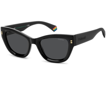 Óculos de Sol Polaroid Preto Polarizado PLD6237SX 807-52