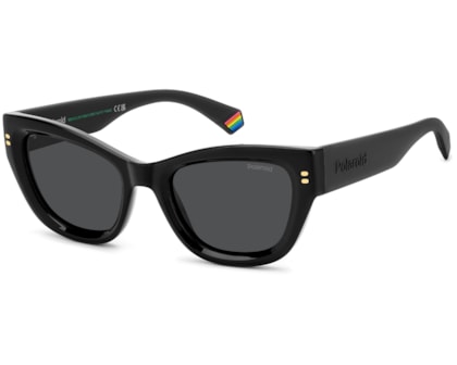 Óculos de Sol Polaroid Preto Polarizado PLD6237SX 807-52