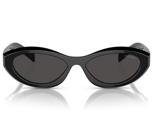 Óculos de Sol Prada Black Dark Gray PR 26ZS 16K08Z 55
