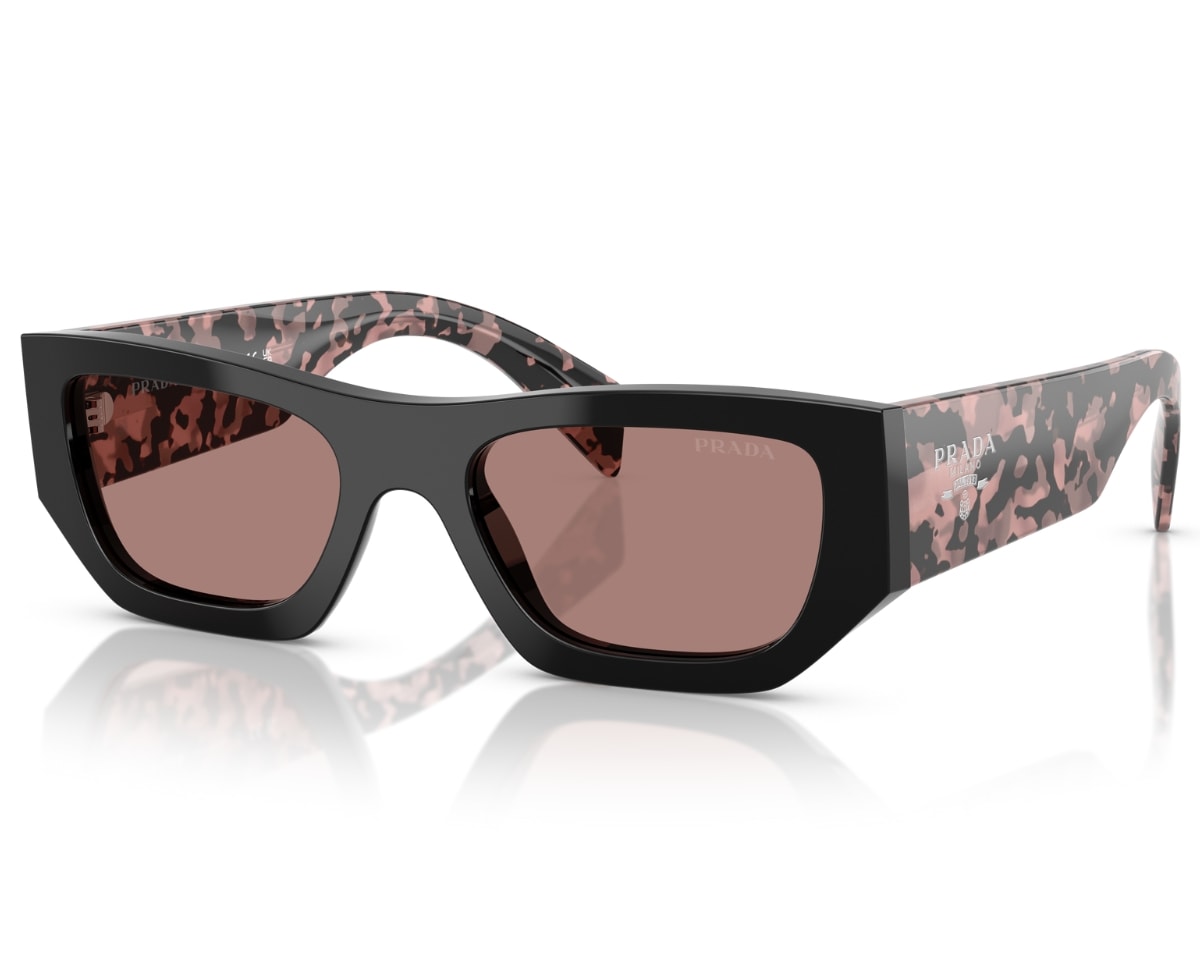 Óculos de Sol Prada Black PRA01S 13P60B-53 - Officina 7