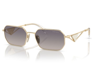 Óculos de Sol Prada Catwalk Dourado PRA51S ZVN30C-58