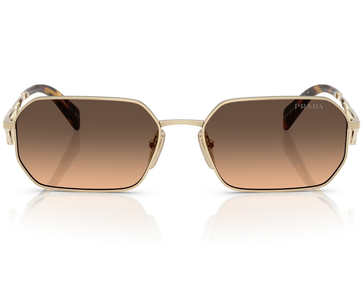Óculos de Sol Prada Essential Dourado Roxo PRD52S 7OE70W-49