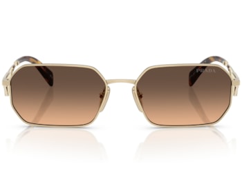 Óculos de Sol Prada Catwalk Dourado PRA51S ZVN50C-58