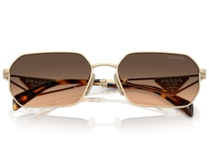 Óculos de Sol Prada Catwalk Dourado PRA51S ZVN50C-58