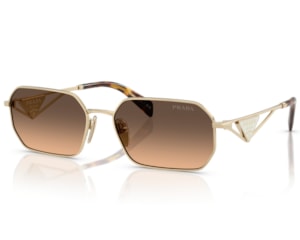 Óculos de Sol Prada Catwalk Dourado PRA51S ZVN50C-58