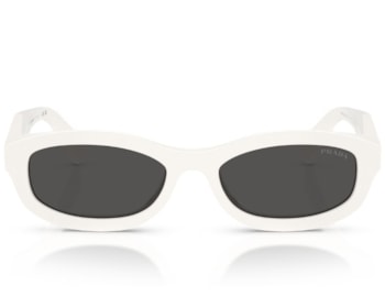 Óculos de Sol Prada Design Branco Brilho PRD24S 17K08Z-54