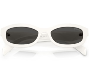 Óculos de Sol Prada Design Branco Brilho PRD24S 17K08Z-54