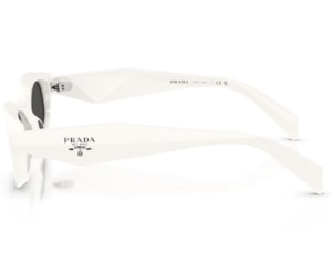 Óculos de Sol Prada Design Branco Brilho PRD24S 17K08Z-54