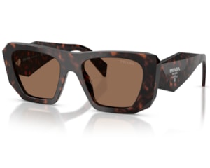 Óculos de Sol Prada Design Marrom Tartaruga PRB18S 17N06B-53