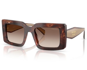 Óculos de Sol Prada Design Marrom Tartaruga PRD01S 00K10S-52