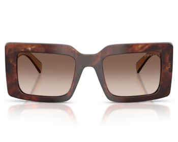 Óculos de Sol Prada Design Marrom Tartaruga PRD01S 00K10S-52
