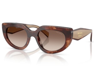 Óculos de Sol Prada Design Marrom Tartaruga PRD02S 00K10S-53