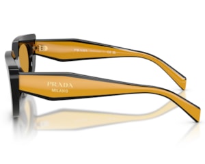 Óculos de Sol Prada Design Preto Amarelo PRD02S 02K50P-53