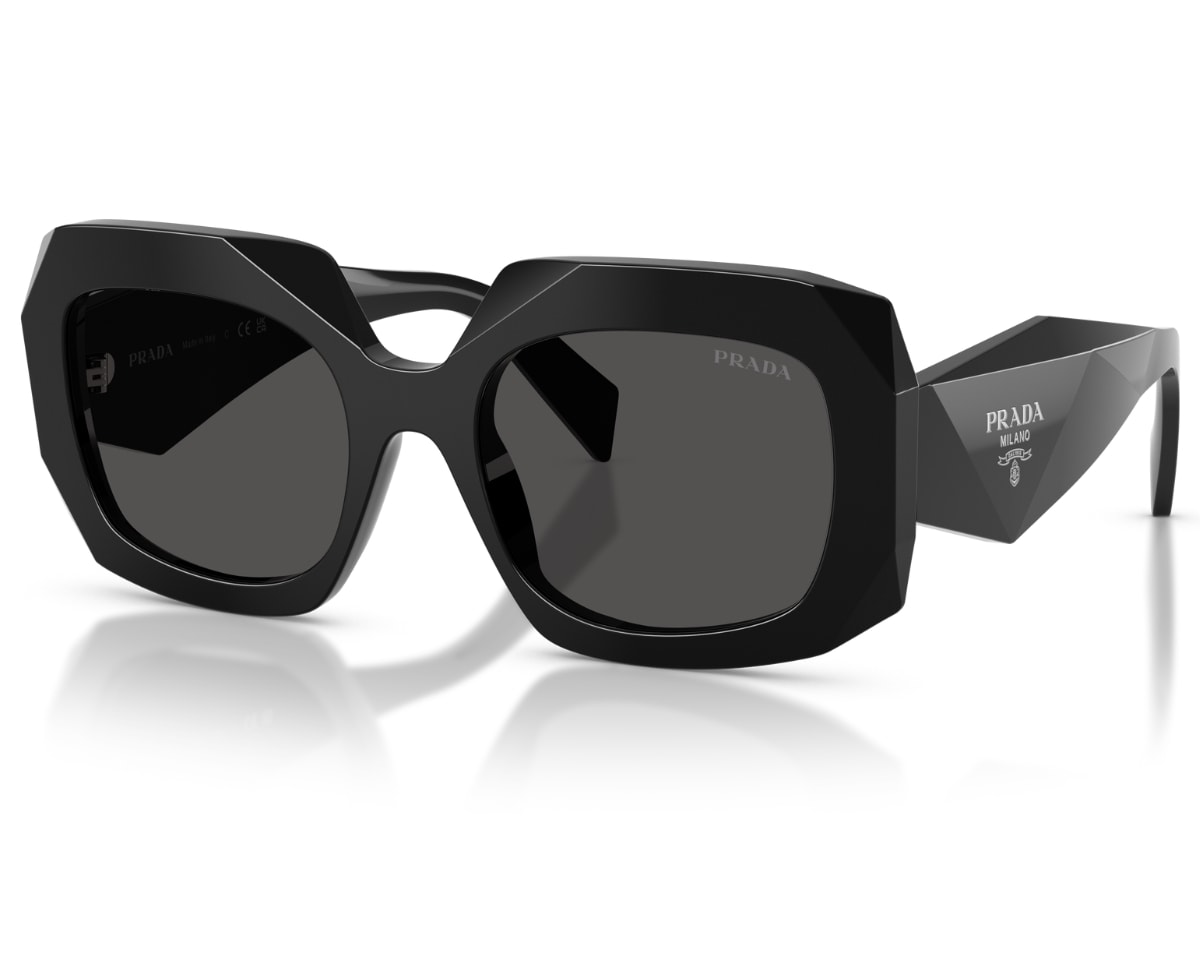 Óculos de Sol Prada Design Preto Brilho PRB23S 16K08Z-54
