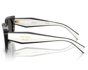 Óculos de Sol Prada Design  Preto Brilho PRD02S 20G08Z-53
