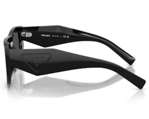 Óculos de Sol Prada Design Preto Brilho PRD04SU 16K08Z-53