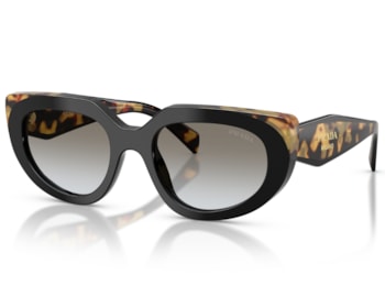 Óculos de Sol Prada Design Preto Tartaruga PRD02S 0CD80L-53