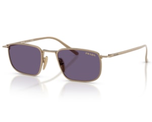 Óculos de Sol Prada Essential Dourado Roxo PRD52S 7OE70W-49