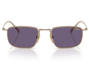 Óculos de Sol Prada Essential Dourado Roxo PRD52S 7OE70W-49