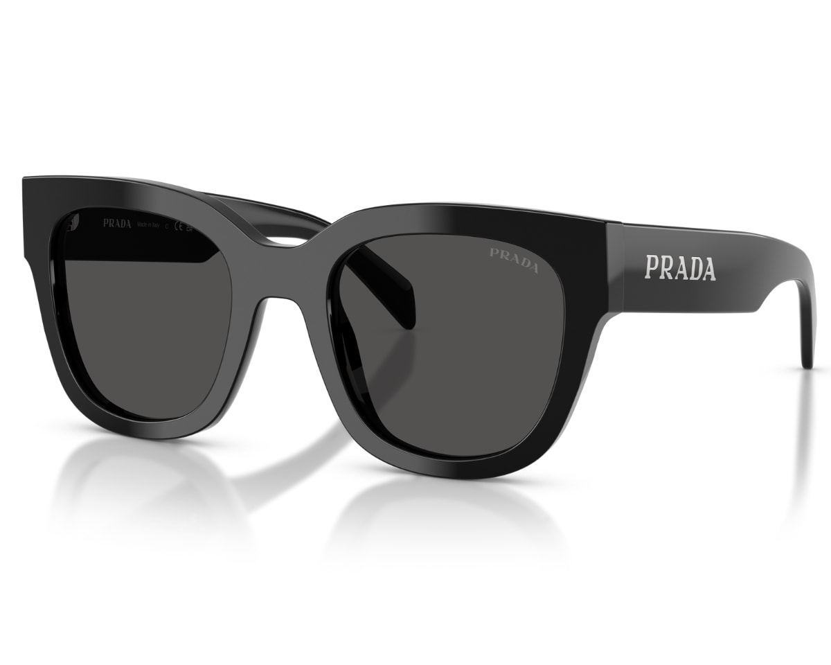 Óculos de Sol Prada Essential Preto Brilho PRC04S 16K08Z-52