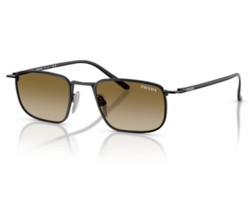 Óculos de Sol Prada Essential  Preto Marrom PRD52S 1AB20U-49