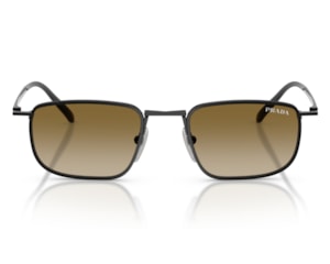 Óculos de Sol Prada Essential  Preto Marrom PRD52S 1AB20U-49