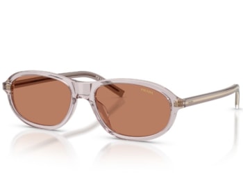 Óculos de Sol Prada Heritage Malva Transparente PRD20SU 12W10I-56