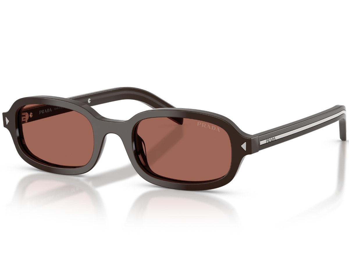 Óculos de Sol Prada Heritage Marrom PRD06S 27I20W-50 - Officina 7