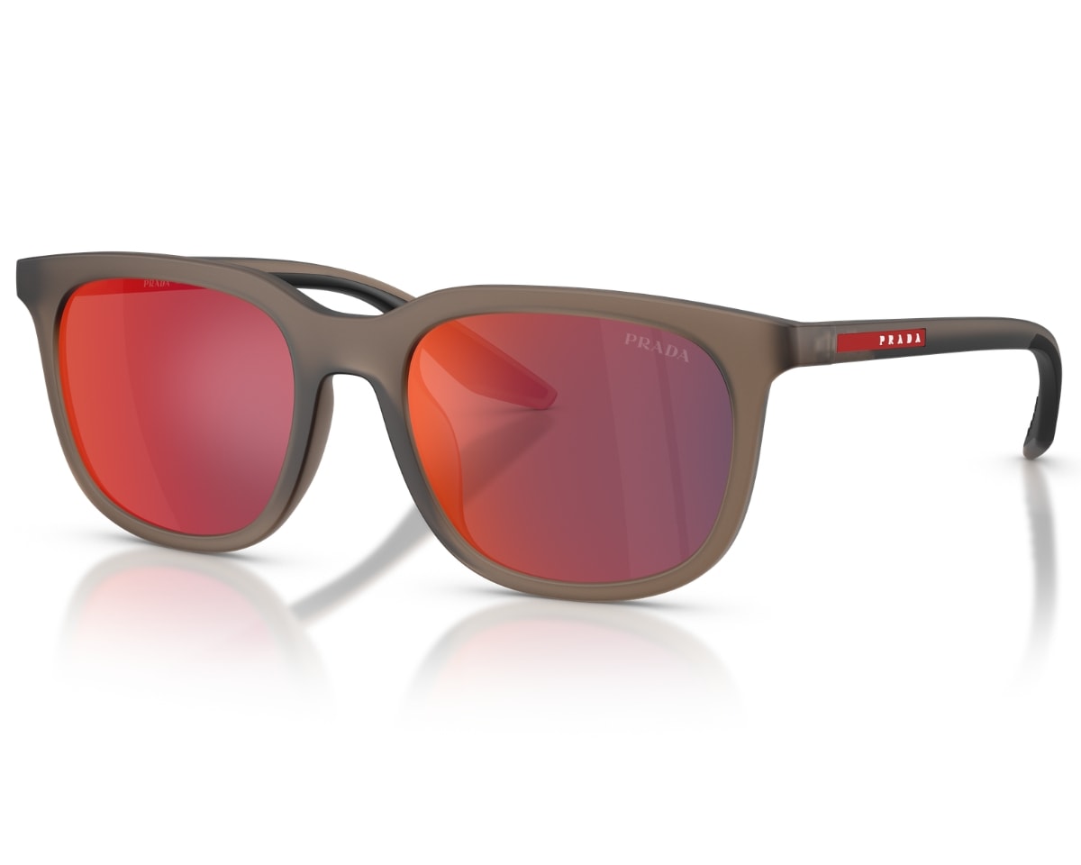 Óculos de Sol Prada Linea Rossa Prata PSA53S 18X80I-62 - Officina 7