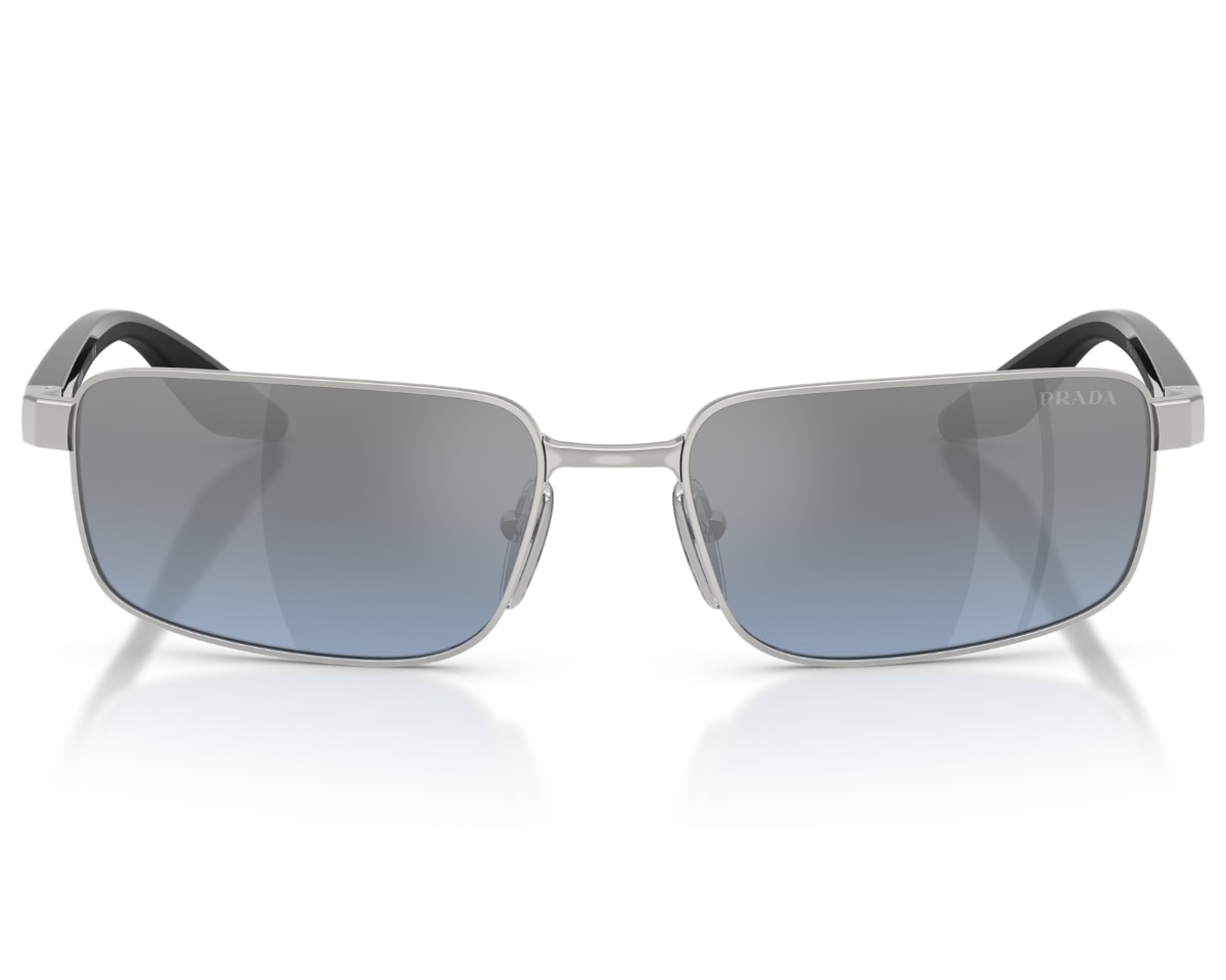 Óculos de Sol Prada Linea Rossa Prata PSA53S 18X80I-62 - Officina 7