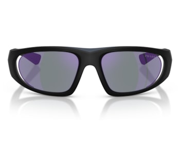 Óculos de Sol Prada Linea Rossa Preto Fosco Azul PSB03 1BO10J-57