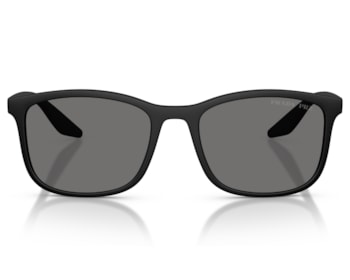 Óculos de Sol Prada  Linea Rossa Preto Fosco Polarizado  PSA08S DG002G-56