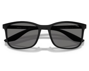 Óculos de Sol Prada  Linea Rossa Preto Fosco Polarizado  PSA08S DG002G-56