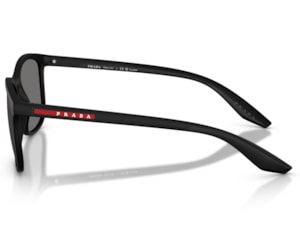 Óculos de Sol Prada  Linea Rossa Preto Fosco Polarizado  PSA08S DG002G-56