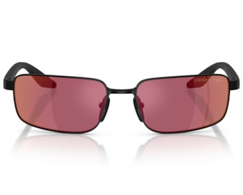 Óculos de Sol Prada Linea Rossa Preto Fosco Polarizado PSB54S 1BO07A-59