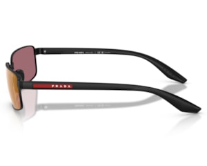 Óculos de Sol Prada Linea Rossa Preto Fosco Polarizado PSB54S 1BO07A-59
