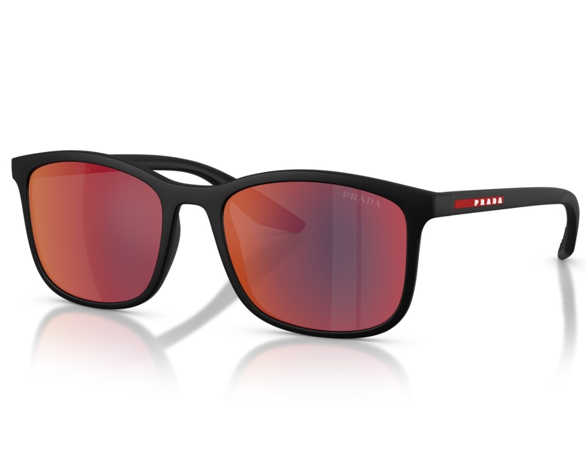 Óculos de Sol Prada Linea Rossa Preto Fosco PSA08S 1BO08F-56