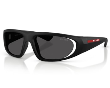 Óculos de Sol Prada Linea Rossa Preto Fosco PSB03S 1BO06F-57