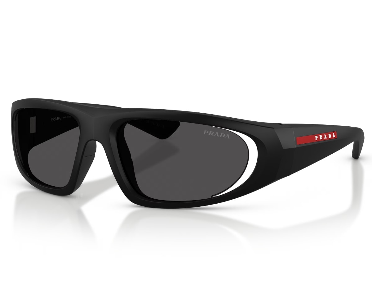 Óculos de Sol Prada Linea Rossa Preto Fosco PSB03S 1BO06F-57