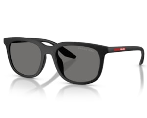 Óculos de Sol Prada Linea Rossa Preto Polarizado PSB09SU 1BO02G-54