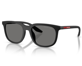 Óculos de Sol Prada Linea Rossa Preto Polarizado PSB09SU 1BO02G-54